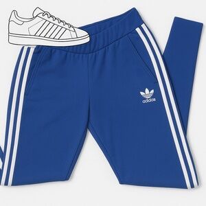 Adidas Women  Royal Blue track pants med